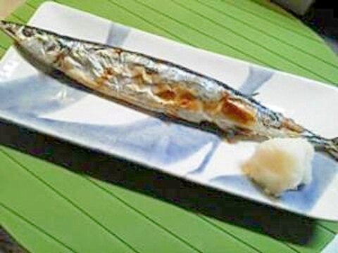 秋の定番♪さんまの塩焼き(フィッシュロースター)